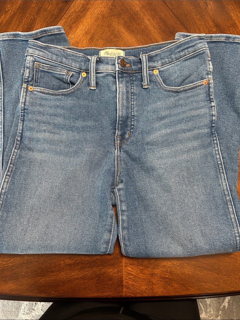 Madewell Light Wash Straight-Leg Jeans